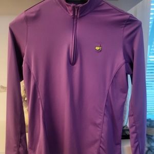 ⛳️Masters Qrt Zip long sleeve Size M Purple 50+UPF